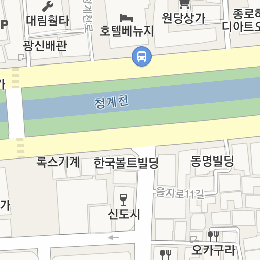 閉店 ホリデイ イン イクスプレス ソウル ウルチロの地図 マップ ホテル予約 ソウルナビ