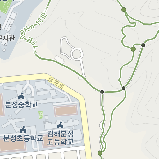 가야대학교교통안내도